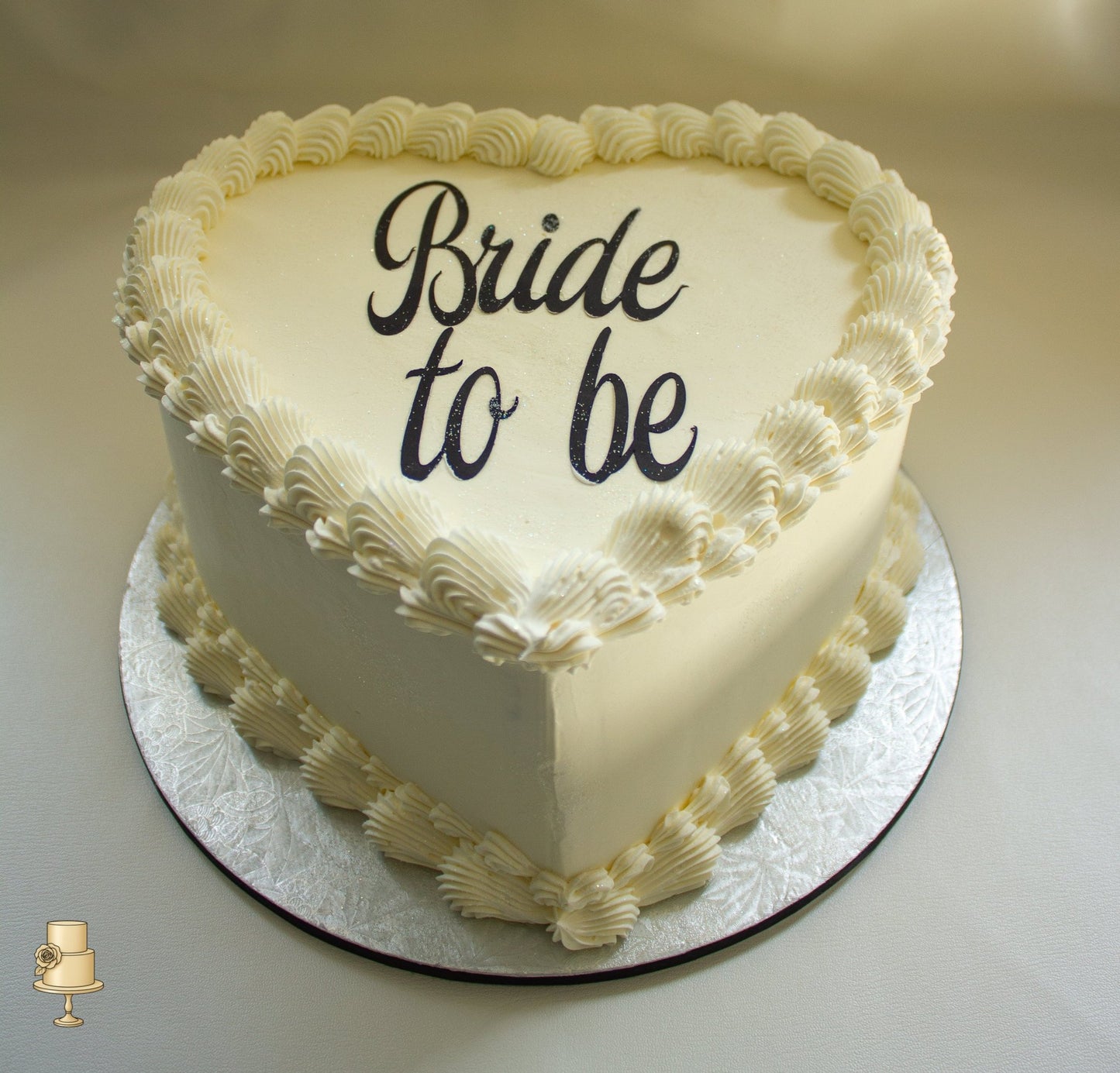 Bridal shower heart cake Randburg Johannesburg