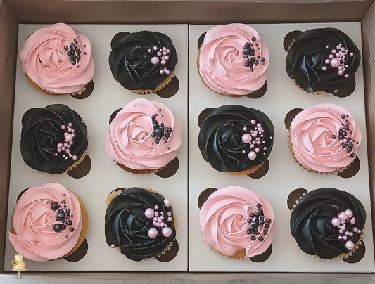 Delightful Buttercream Rosette Cupcakes