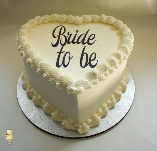 Bridal shower heart cake Randburg Johannesburg