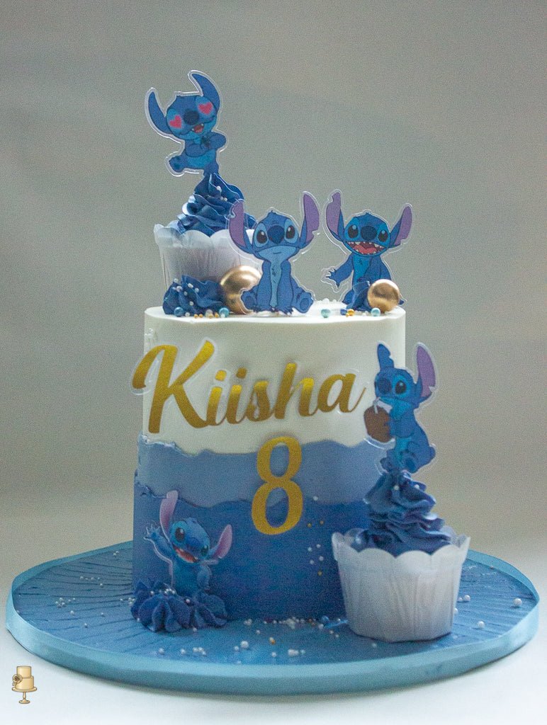 Lilo and Stich themed buttercream cake