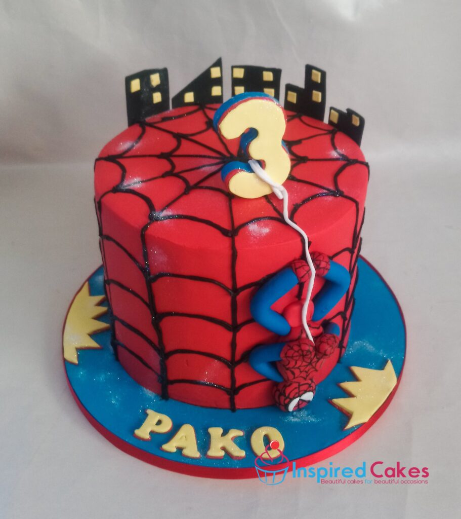 Spiderman cake