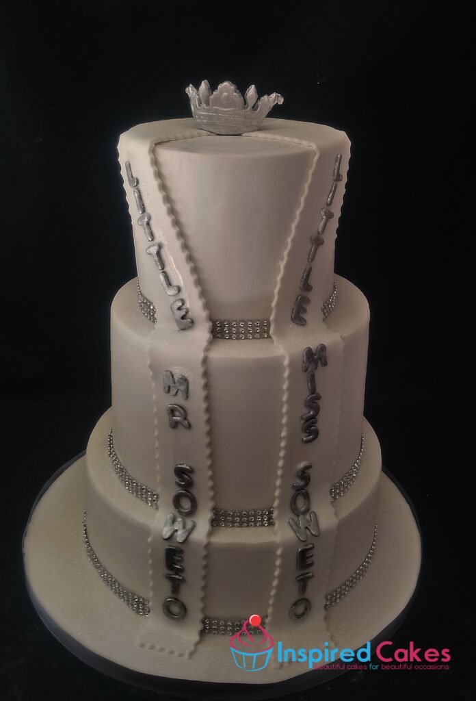 3 tier pageant cake