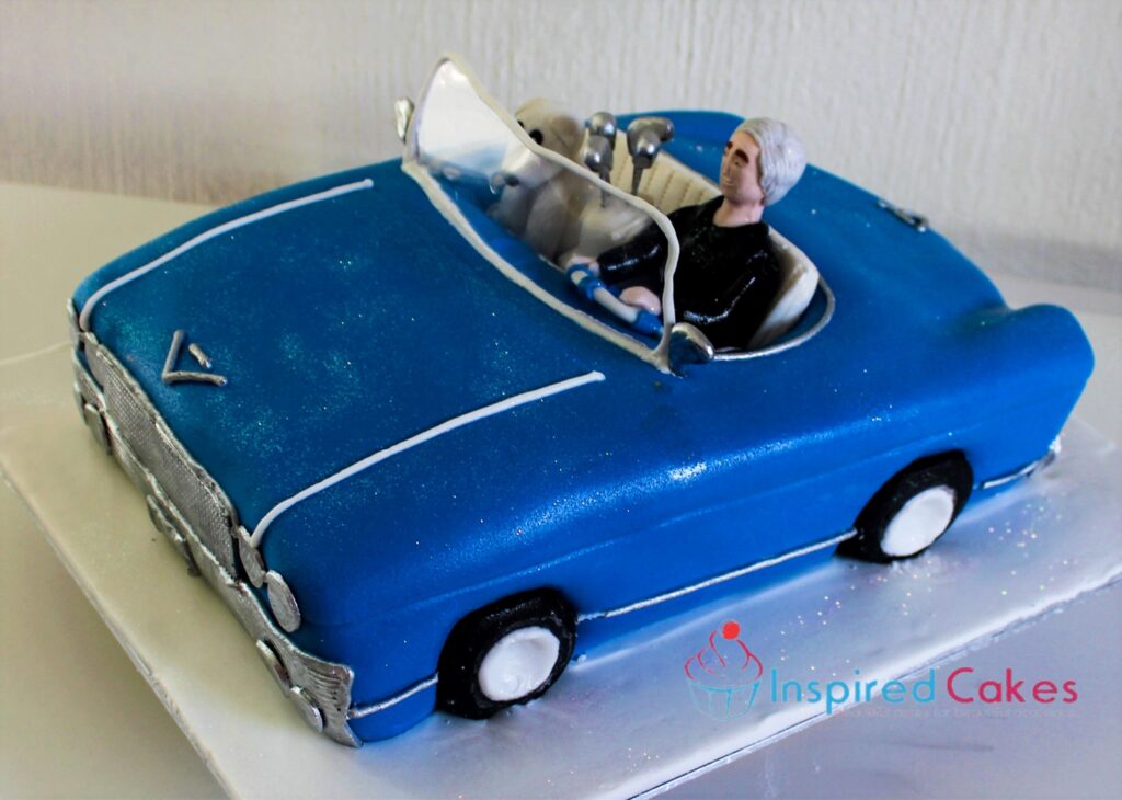 Classic car 3D birthday cake
