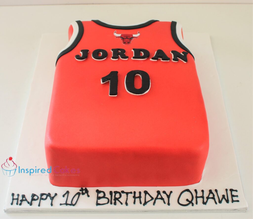 Michael Jordan basketball Jersey cake