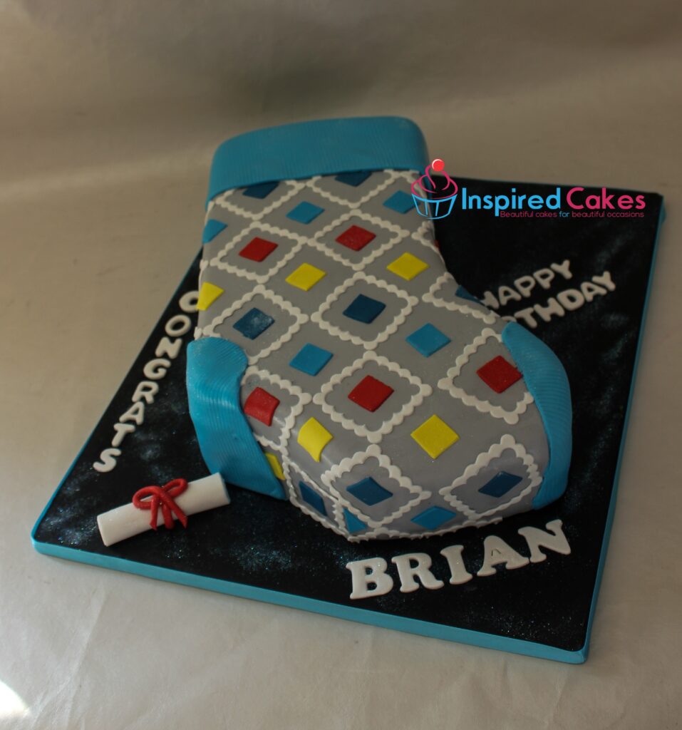 custom sock 3D cake