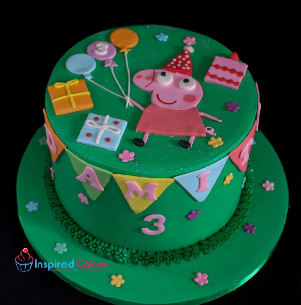 Peppa pig birthday cake