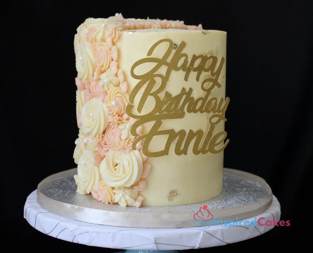 Buttercream birthday cake