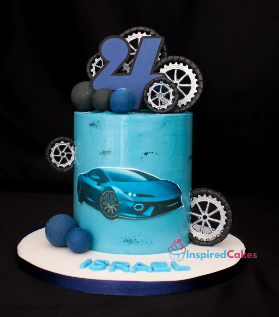 Lamborghini car cake