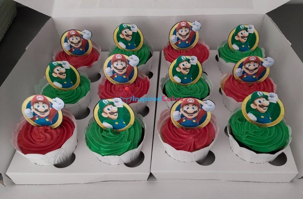 Super Mario brothers cupcakes